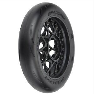 Pro Line 1/4 Supermoto S3 Motorcycle Front Tire MTD Black (1): PM-MX/SM